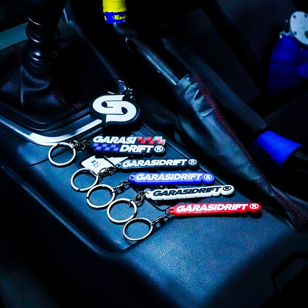 Garasi Drift Rubber Keychain