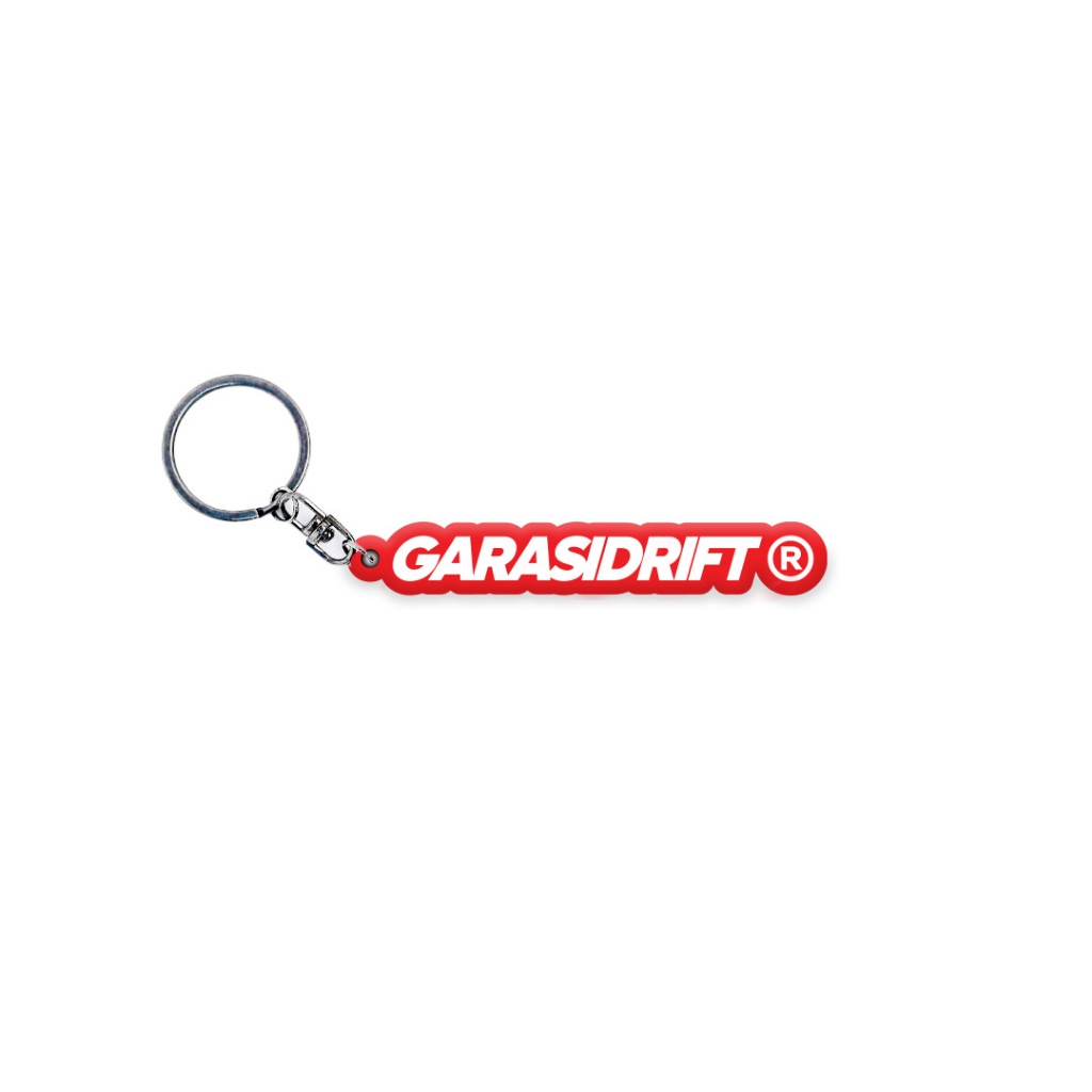 Garasi Drift Rubber Keychain