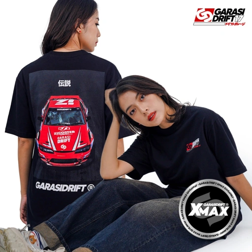 Image of Garasi Drift T-Shirt The Legendary 180SX OG Red Black