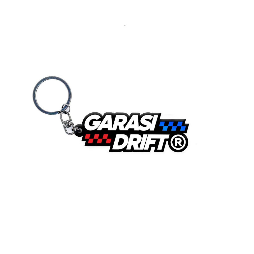 Garasi Drift Rubber Keychain