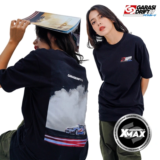 Image of Garasi Drift T-Shirt The Smoke Showdown 180SX Black