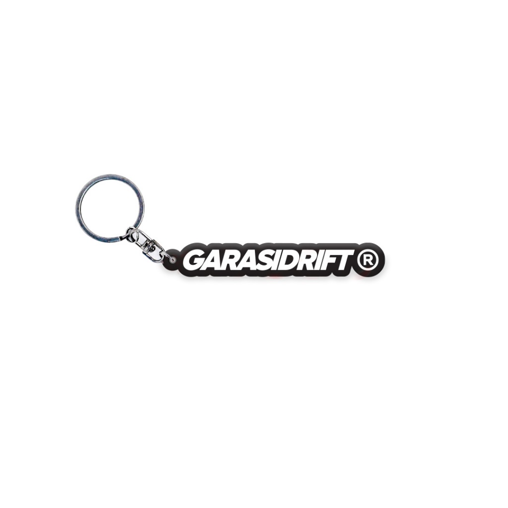 Garasi Drift Rubber Keychain