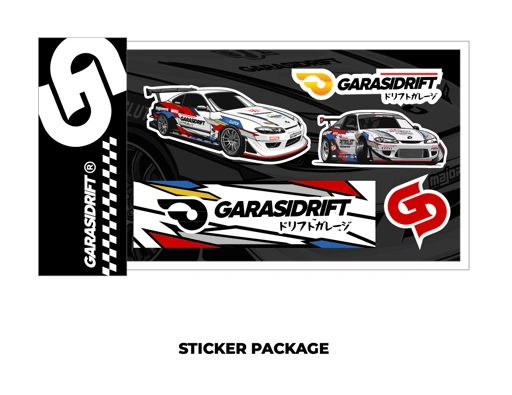 Image of Garasi Drift X GIIAS Sticker Package