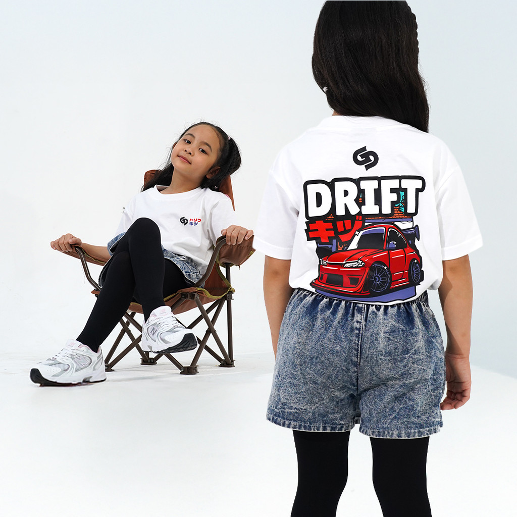 Garasi Drift Garasi Drift Kids T-Shirt S15 Red Is The New Black