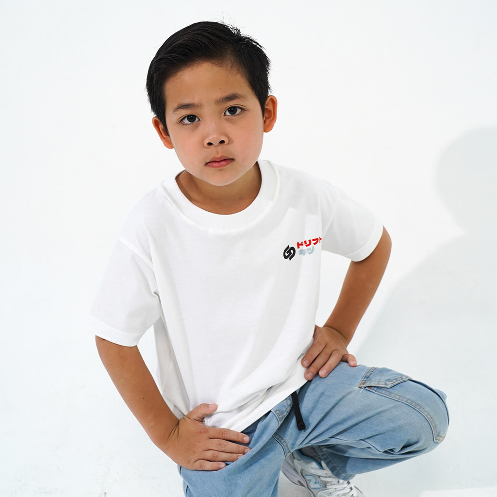 Garasi Drift Kids T-Shirt S15 Fighter Works White