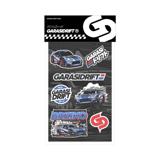 Image of Garasi Drift Sticker Package BRZiko In Action