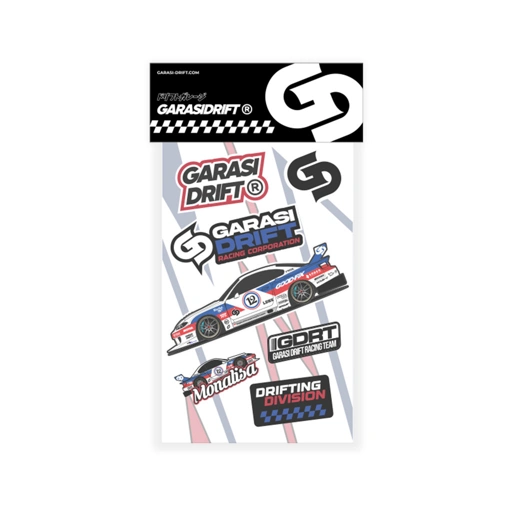 Image of Garasi Drift Sticker Package Monalisa Tricolor