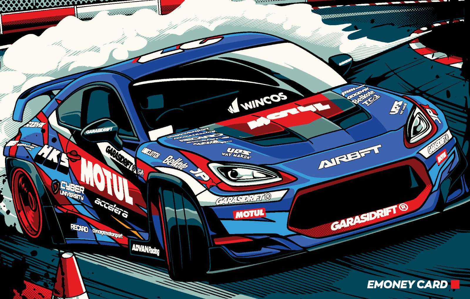 Garasi Drift Flazz & E-Money Card