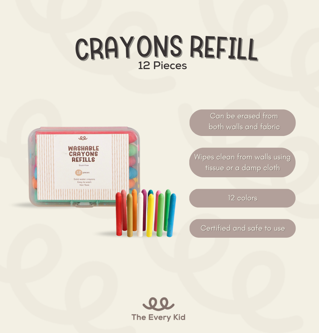 12 Crayons Refills