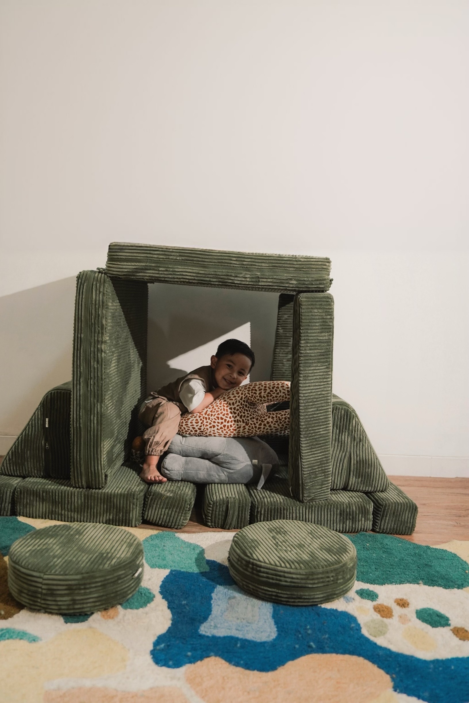 Cozy Bricks Pure Curduroy Moss