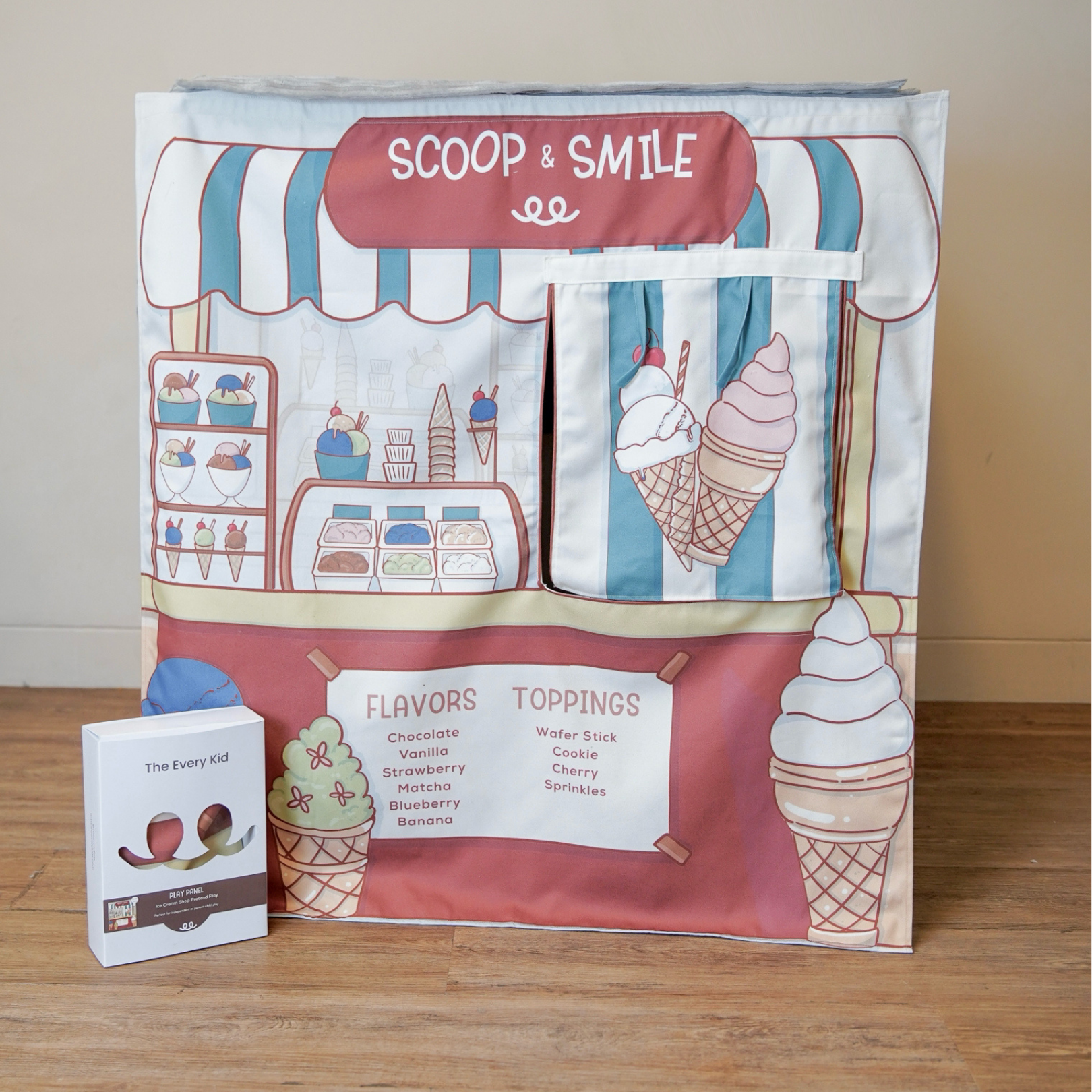 Ice Cream Shop Play Pretend Panel