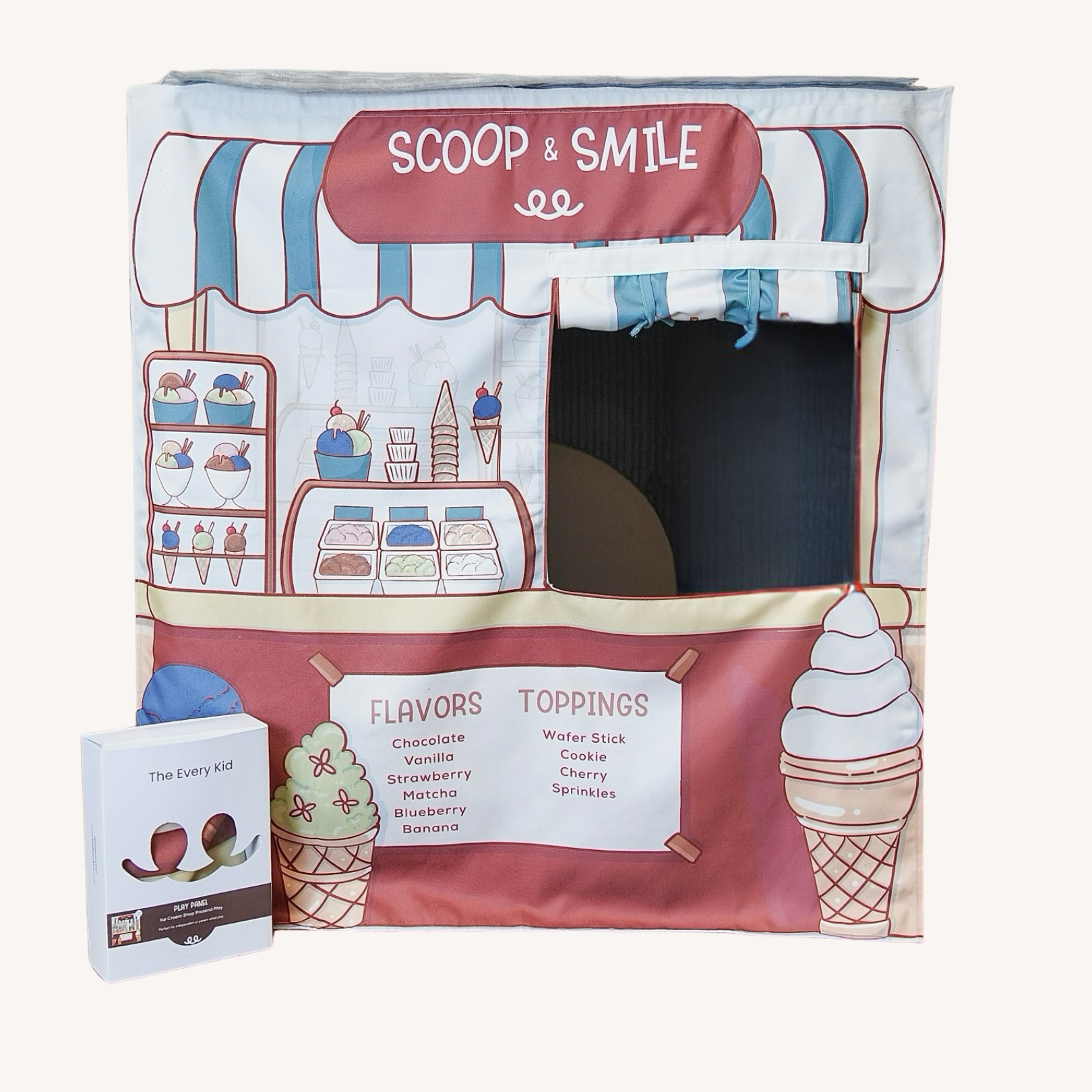 Ice Cream Shop Play Pretend Panel
