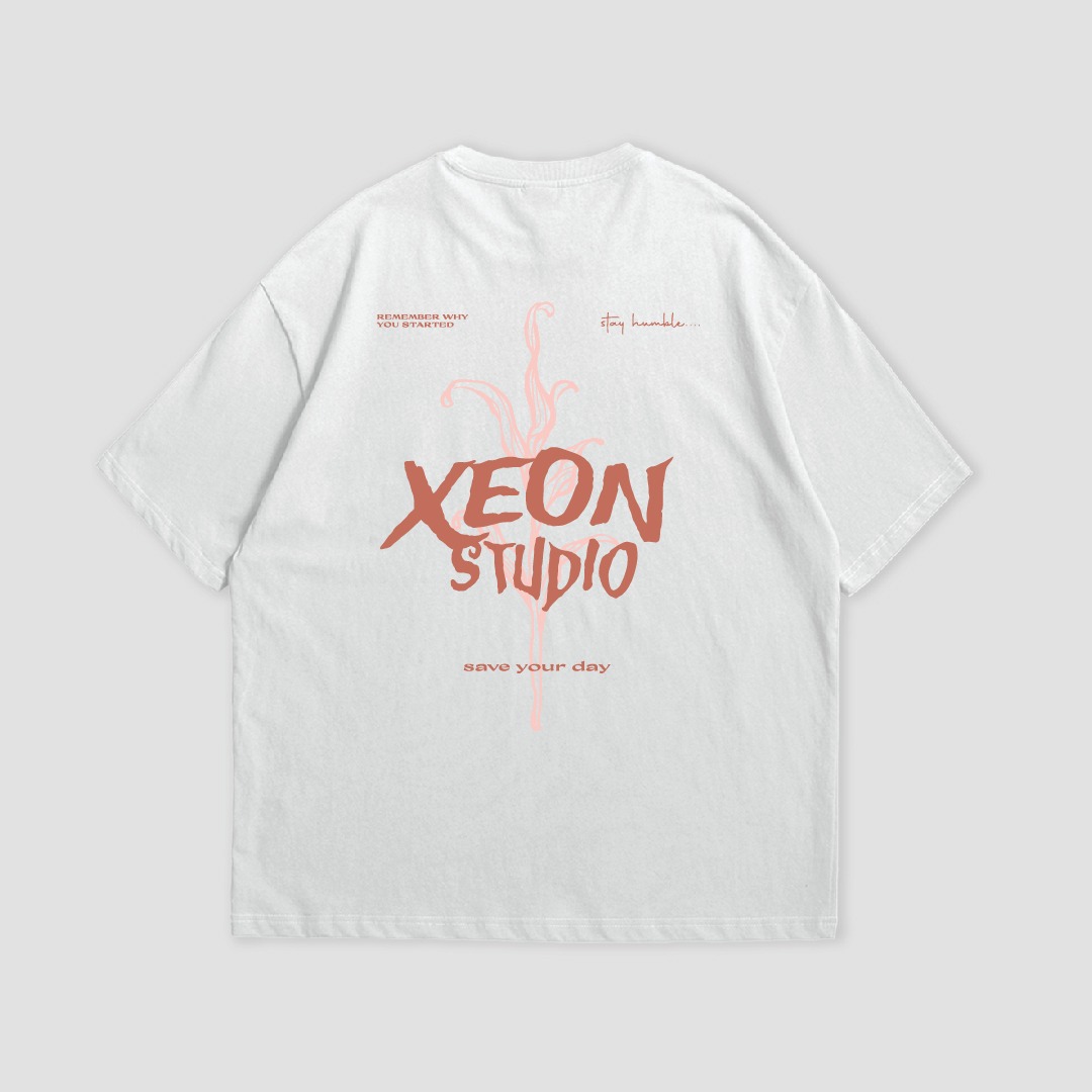 Xeon - Tshirt Boxy Oversized 16s Australia Coolbreeze - Leaf