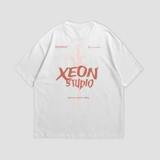 Image of Xeon - Tshirt Boxy Oversized 16s Australia Coolbreeze - Leaf
