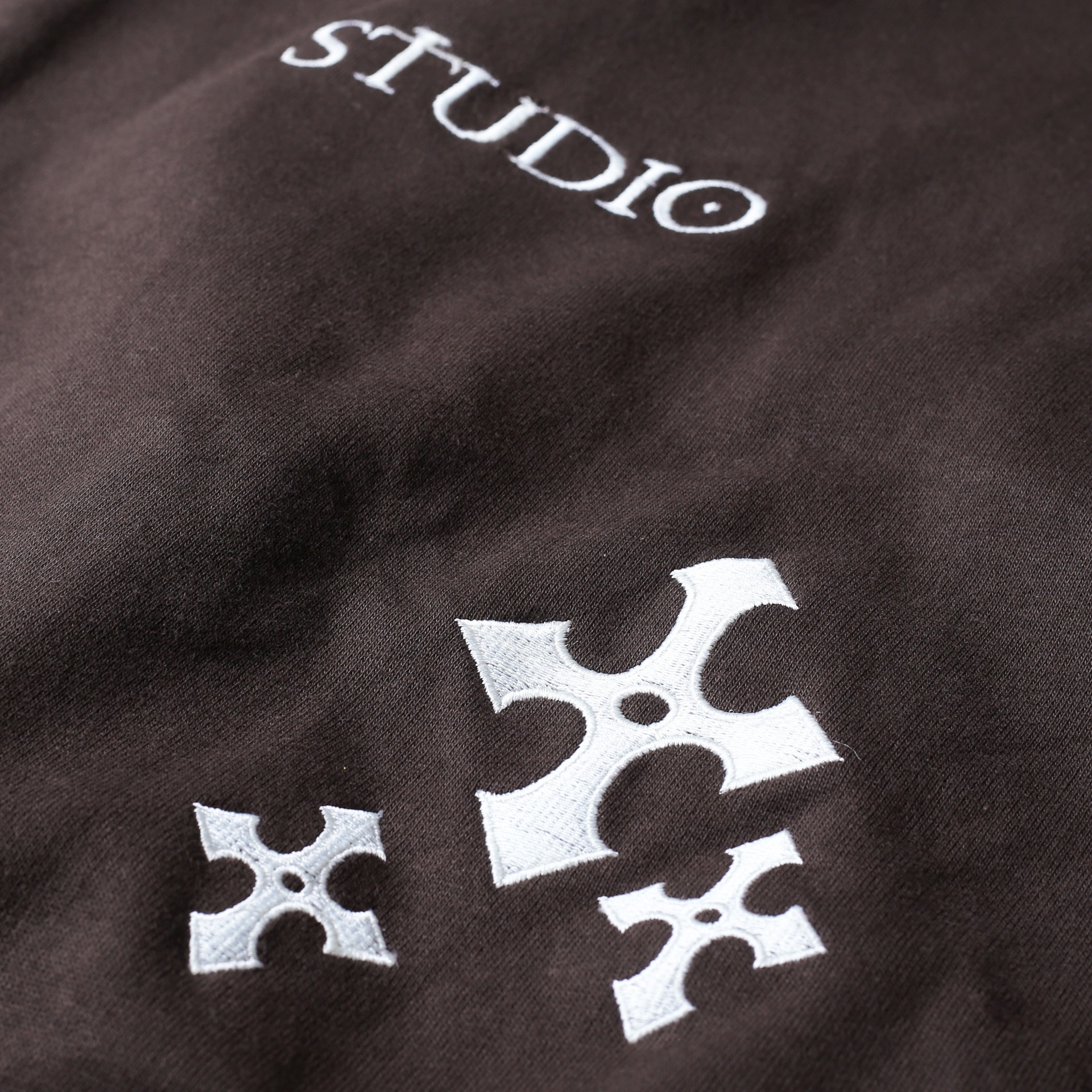 Xeon - Hoodie Boxy Oversize - Distressed Basic Zip