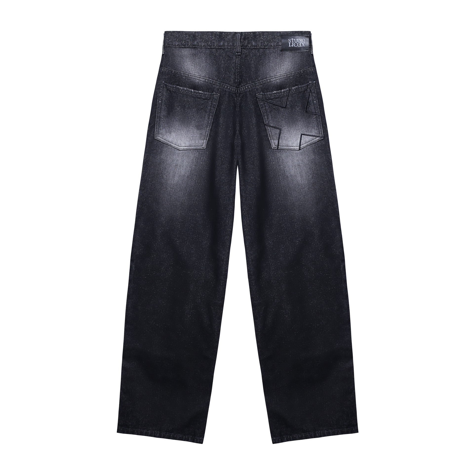 Xeon - Denim Pants Baggy - Distressed