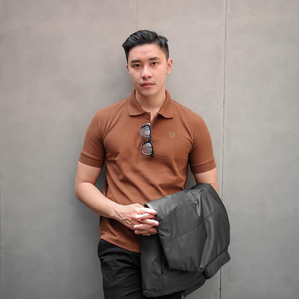 Delibra Kaos Polo Basic Coffe