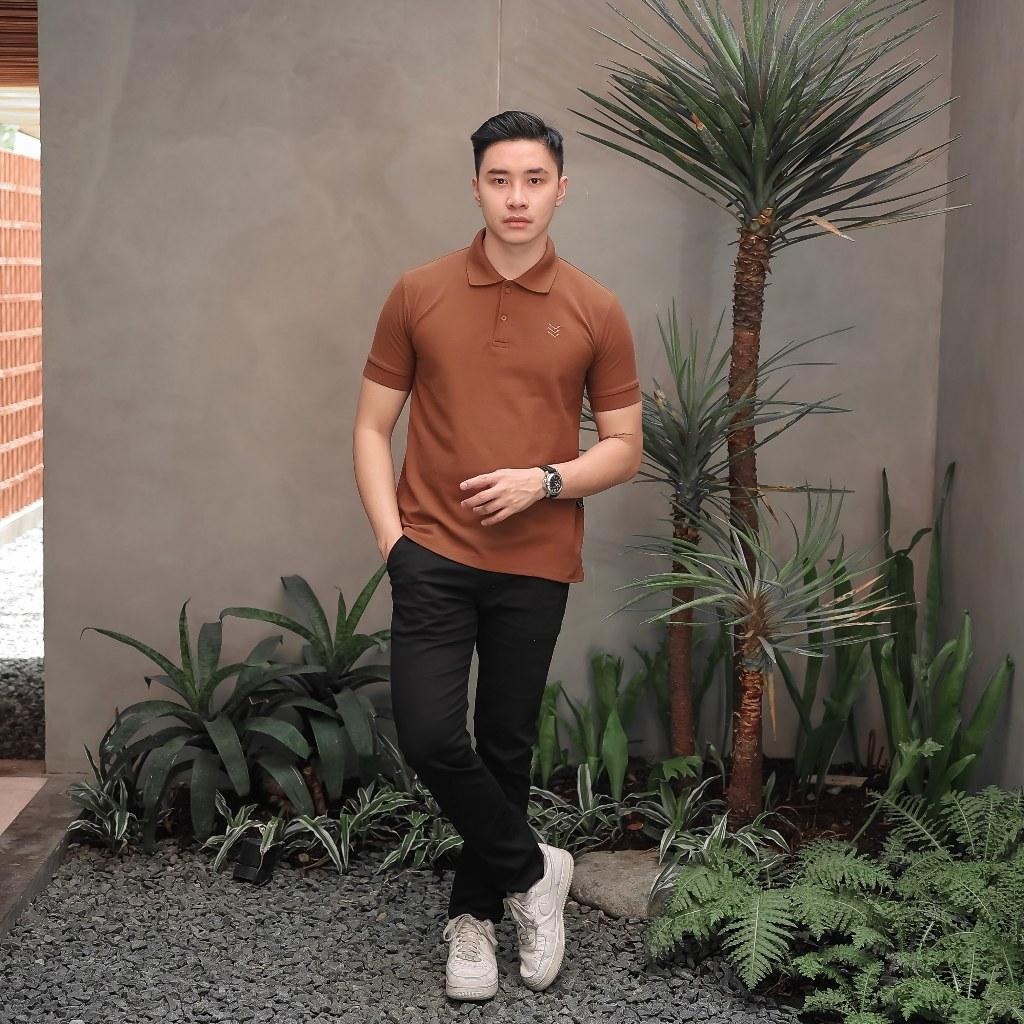 Delibra Kaos Polo Basic Coffe