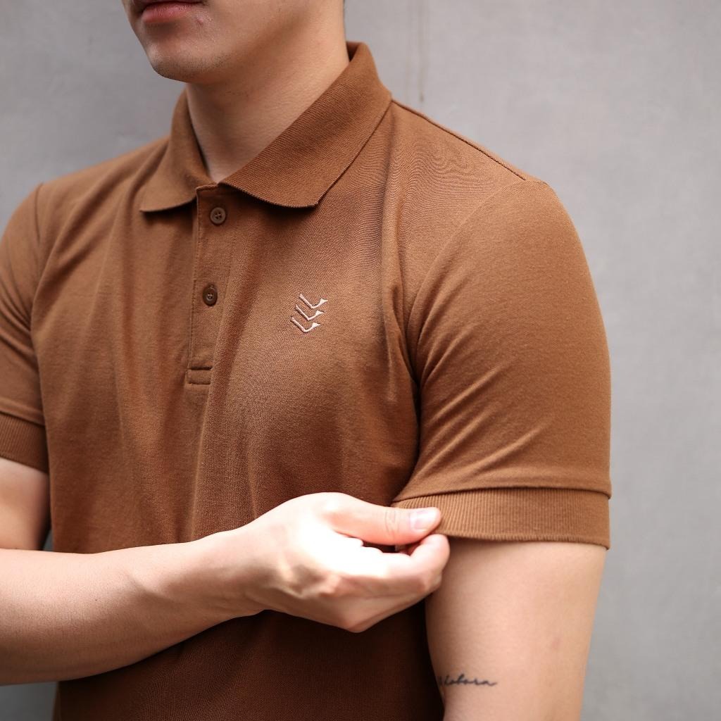 Delibra Kaos Polo Basic Coffe