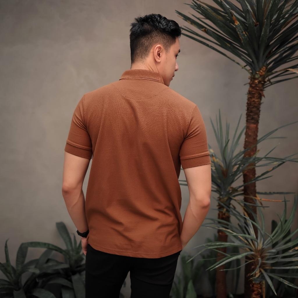 Delibra Kaos Polo Basic Coffe