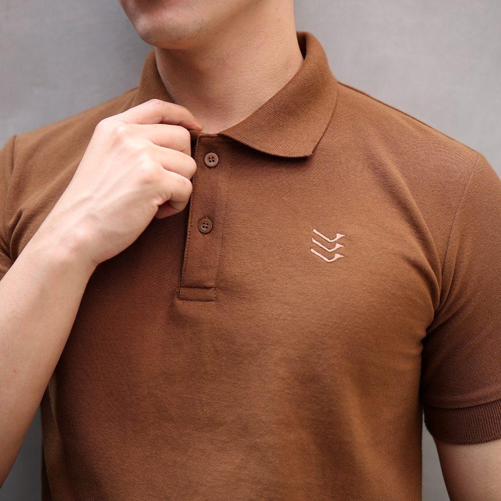Delibra Kaos Polo Basic Coffe