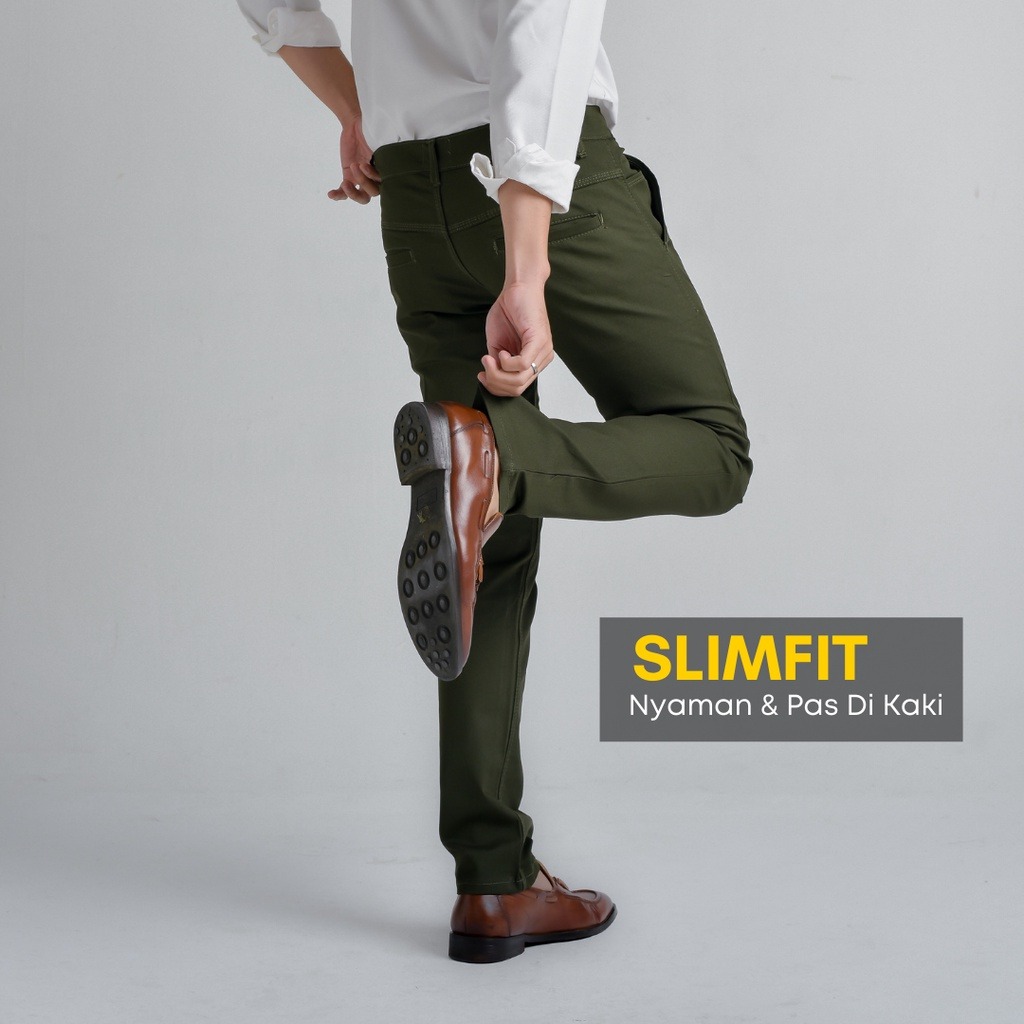 Delibra Celana Kerja Chino Premium