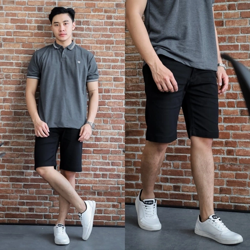 Image of Delibra Celana Chino  Pendek Black