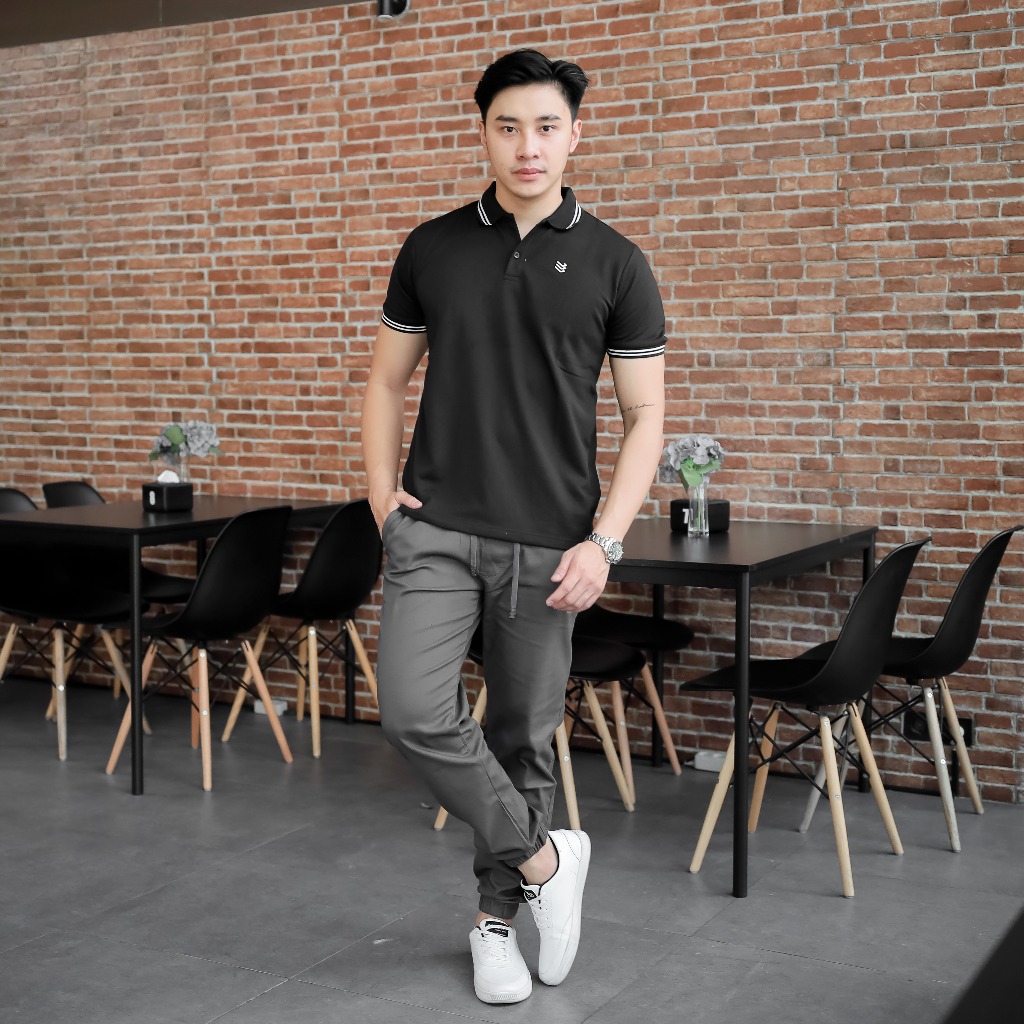Delibra Celana Jogger  Panjang Grey Old