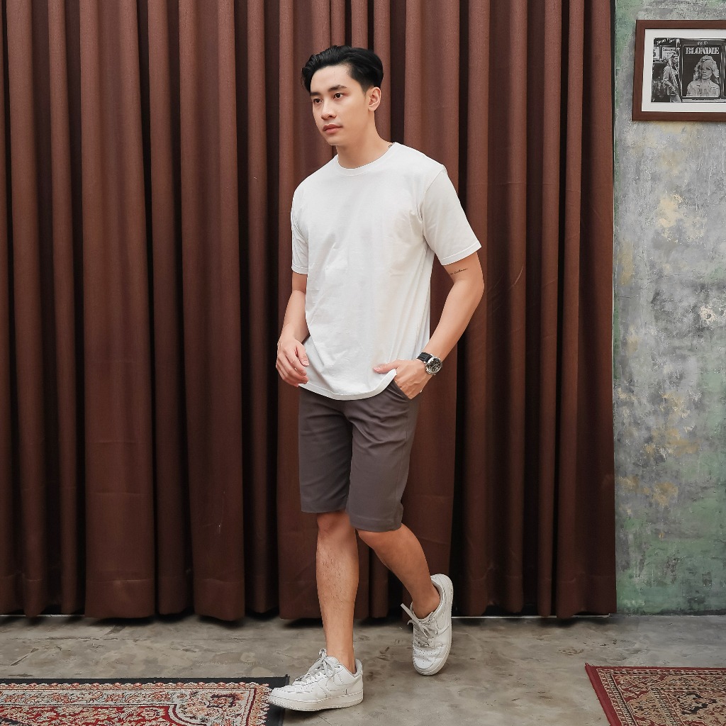 Delibra Celana Chino Pendek Grey Old