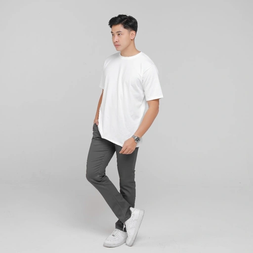 Delibra Celana Chino Panjang Original Grey Old