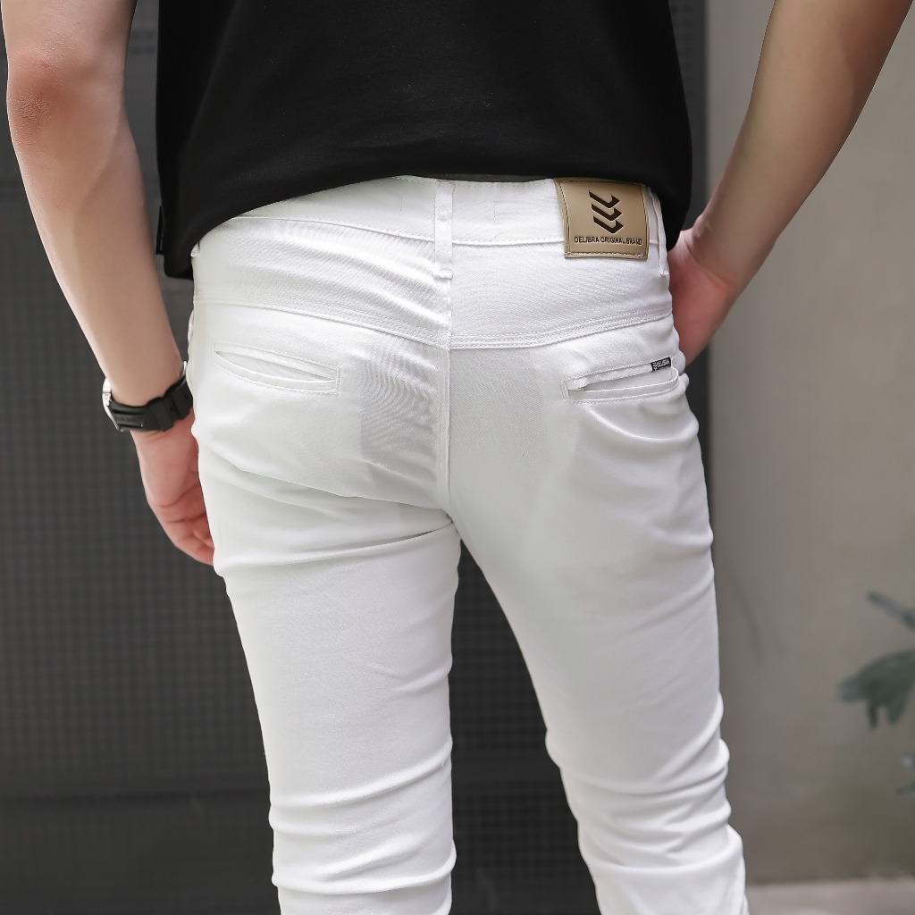 Delibra Celana Chino Original Panjang Pria White