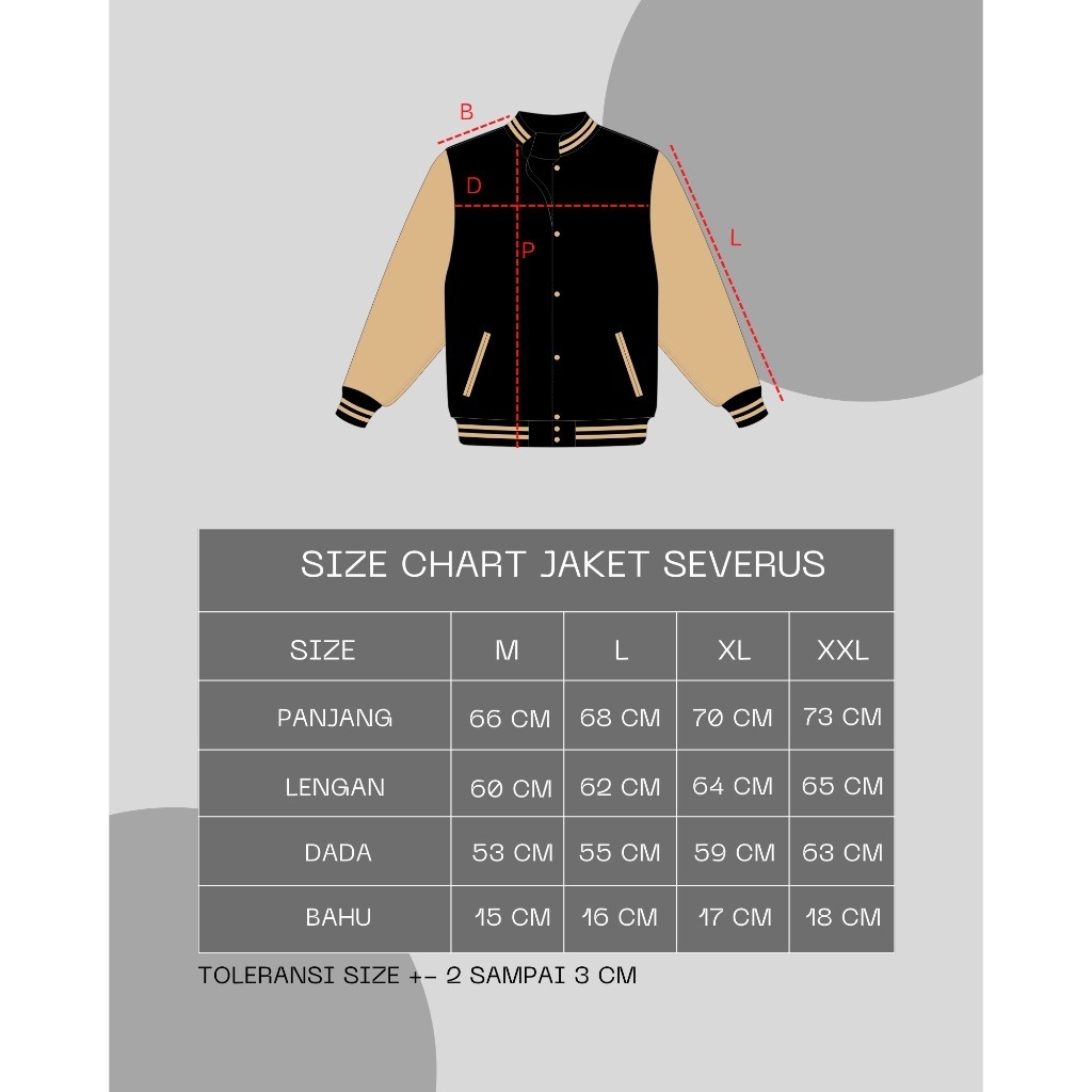 Delibra Jaket Bomber Pria Severus