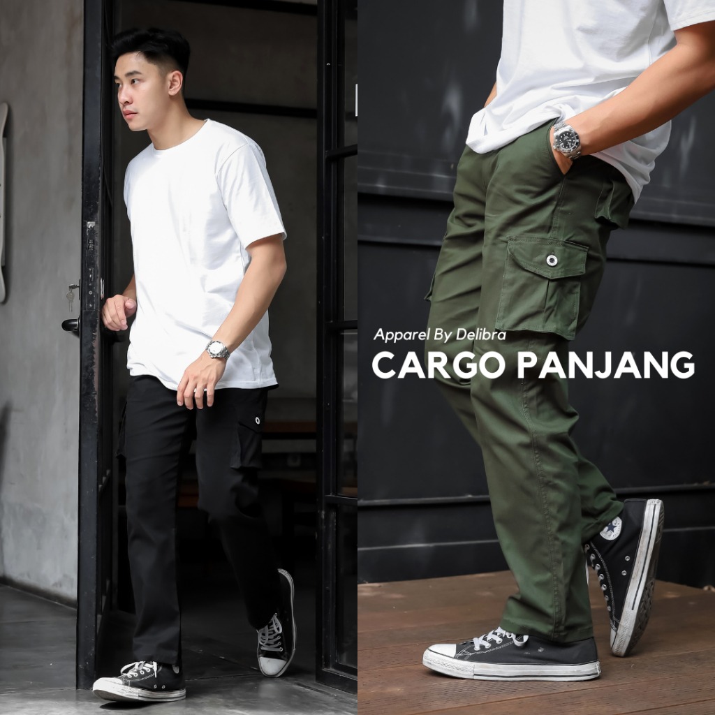 Delibra Celana Cargo Panjang Pria