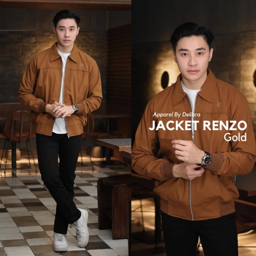 Image of Delibra Jaket Canvas Renzo Gold