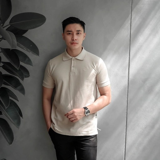 Delibra Kaos Kerah Polo Basic Cream