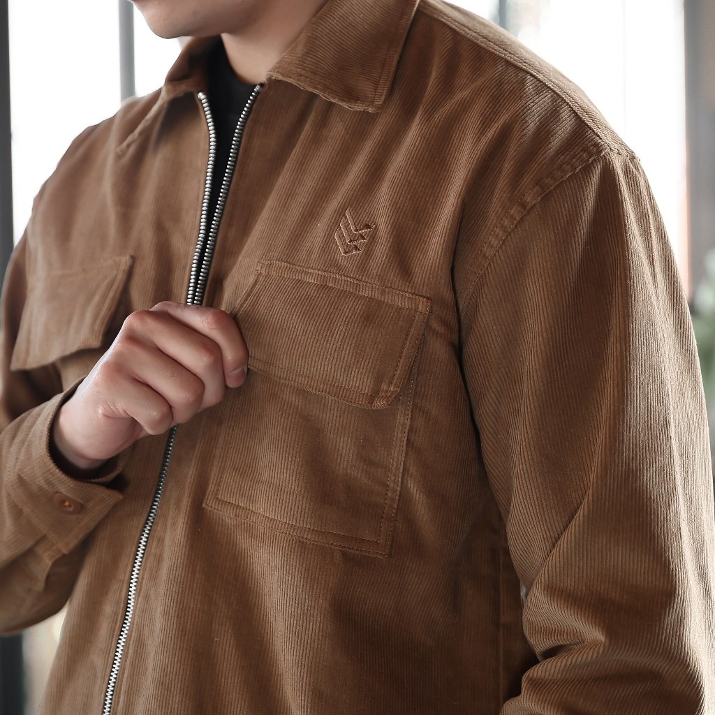Delibra Jaket Pria Korduroy