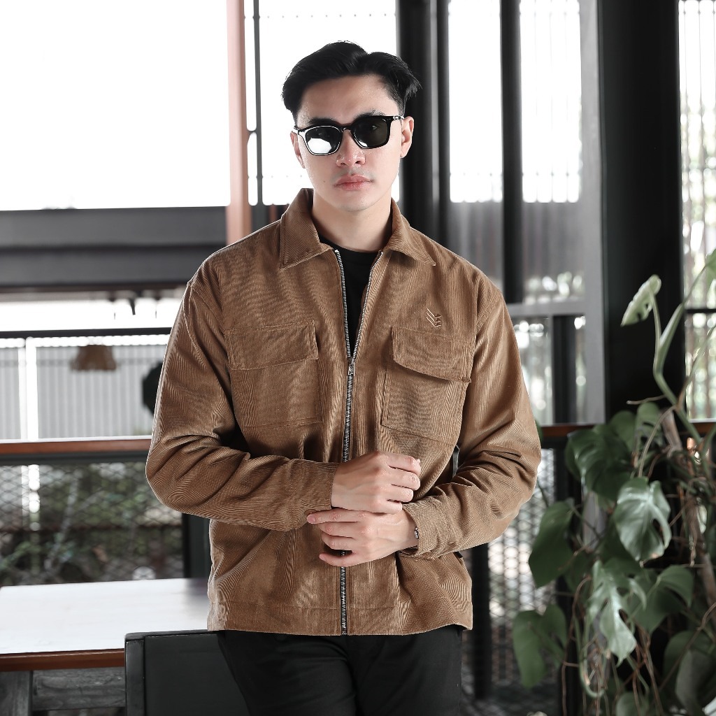 Delibra Jaket Pria Korduroy