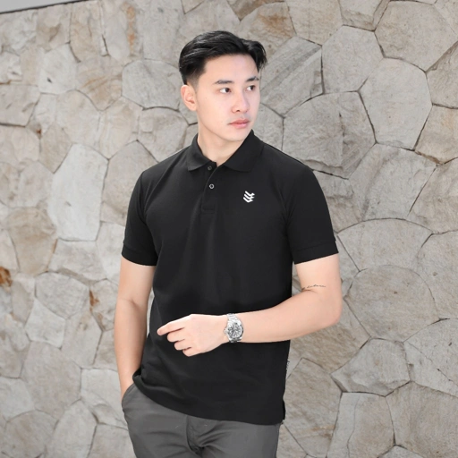Image of Delibra Kaos Polo Basic Black