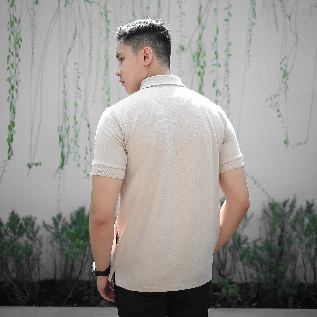 Delibra Kaos Kerah Polo Basic Cream