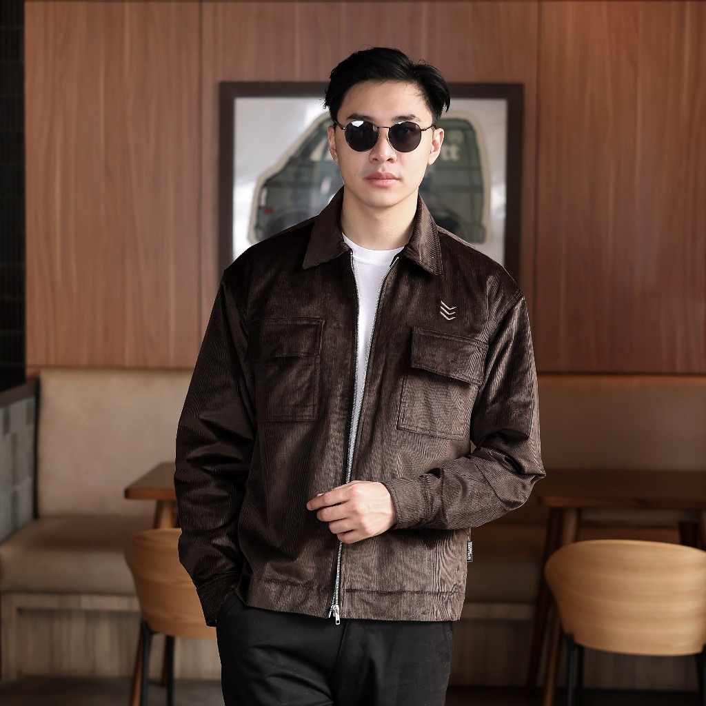 Delibra Jaket Pria Korduroy