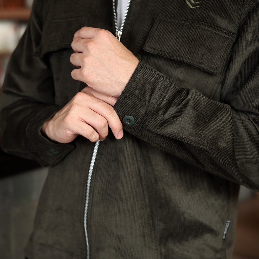 Delibra Jaket Pria Korduroy