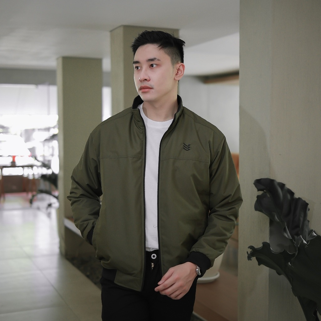 Delibra Jaket Parasut Windbreaker Motor Pria Mayer Waterproof