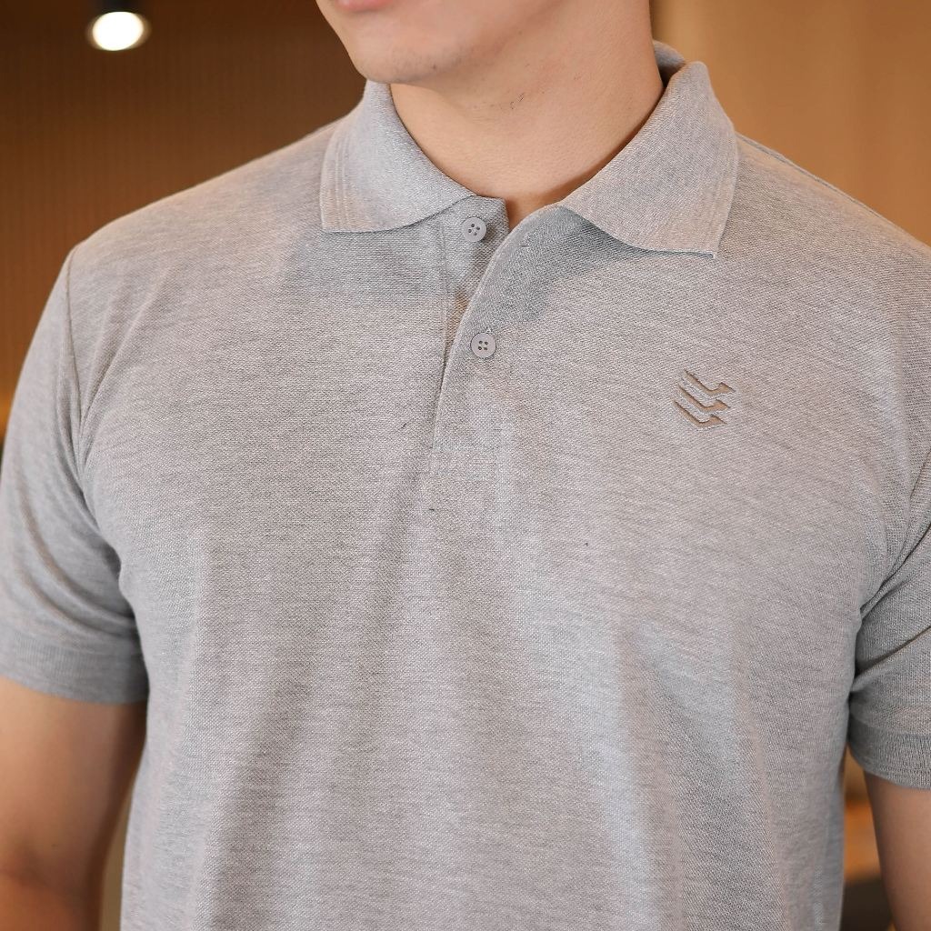 Delibra Kaos Polo Basic Grey