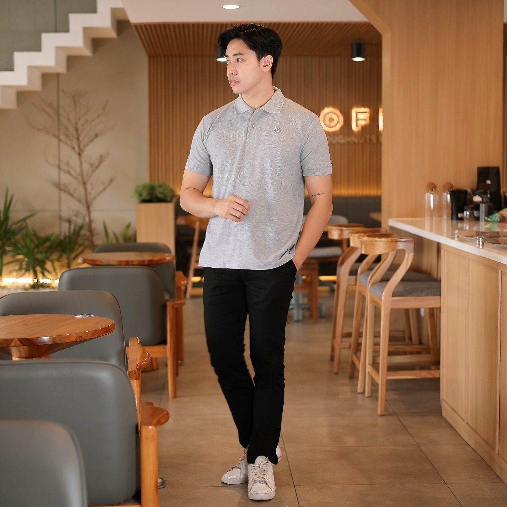 Delibra Kaos Polo Basic Grey