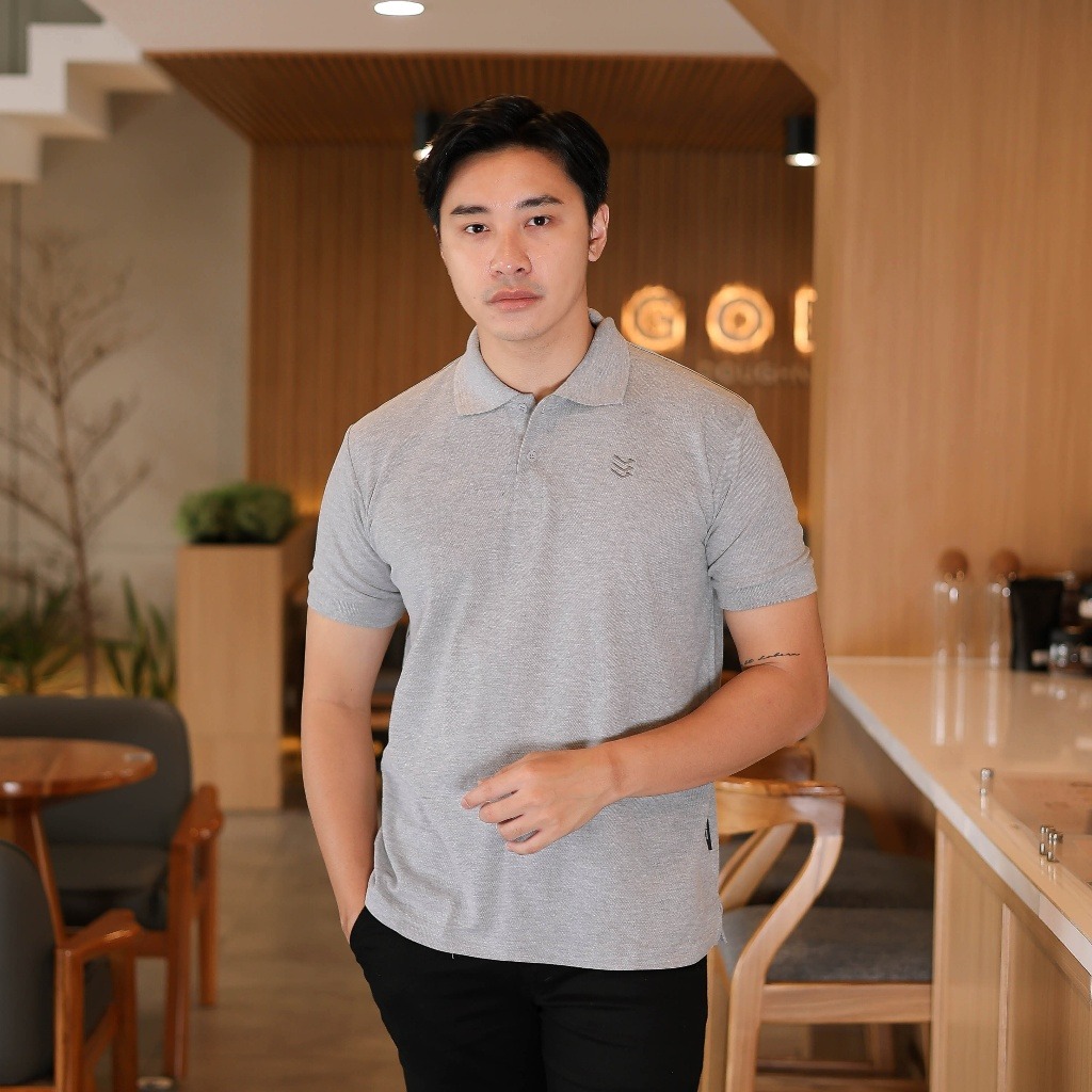 Delibra Kaos Polo Basic Grey