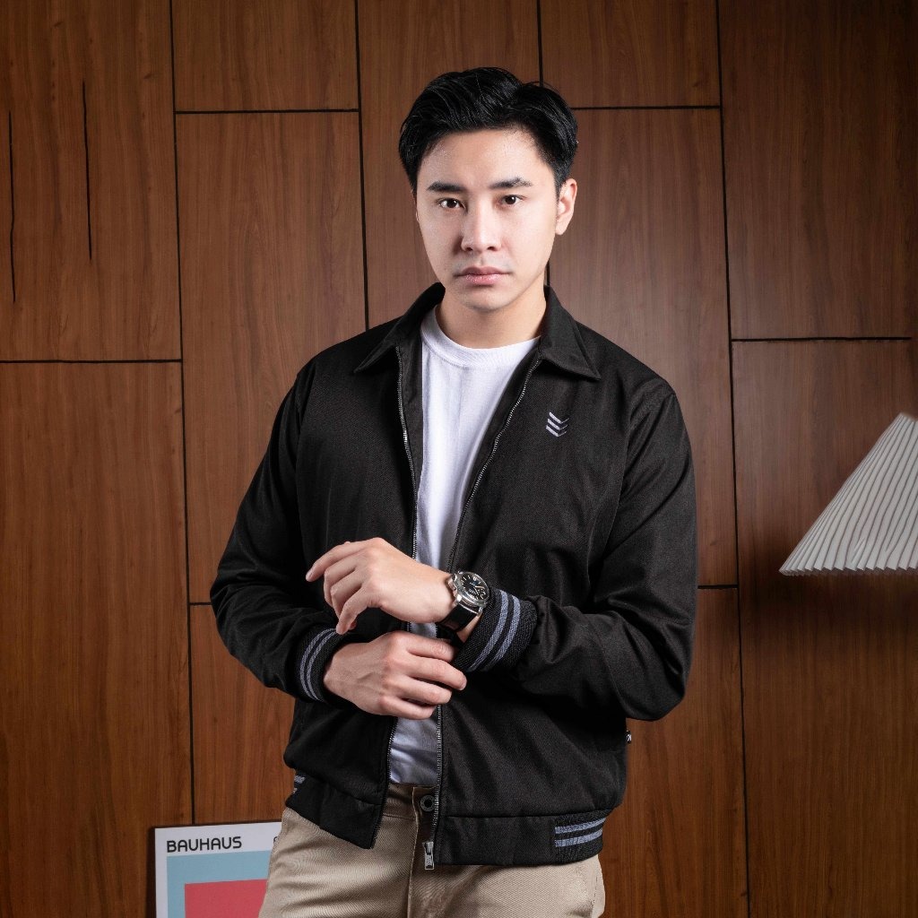Delibra Jaket Canvas Pria Renzo