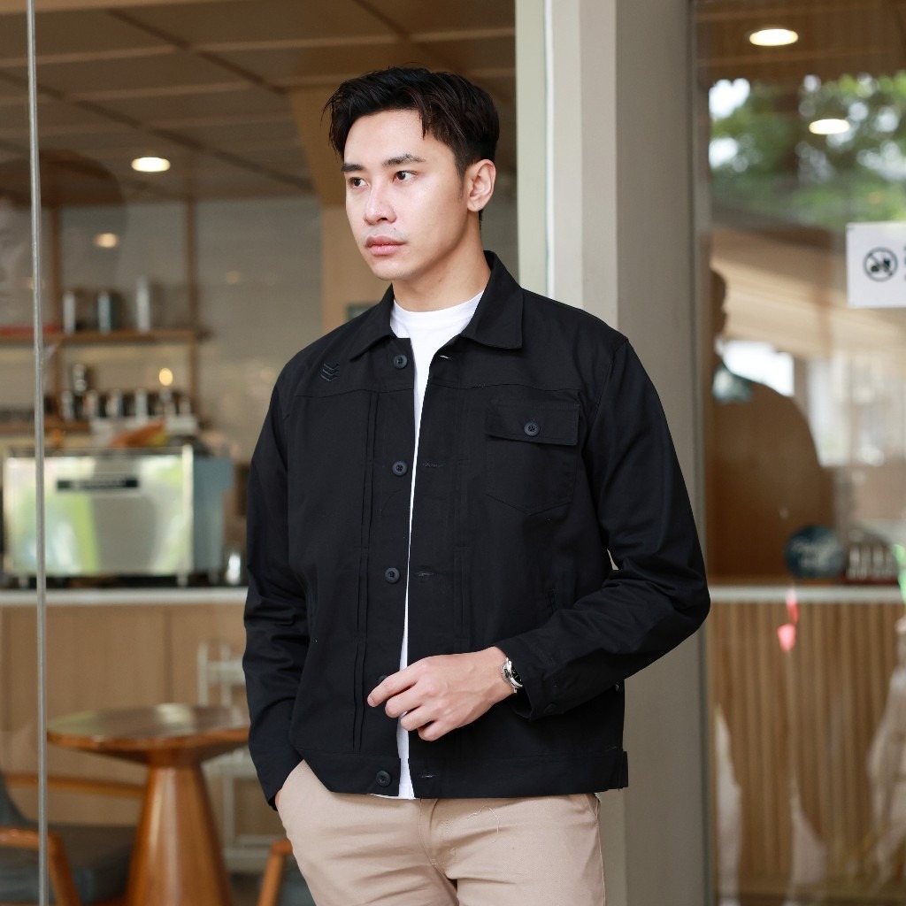 Delibra Jaket Trucker Pria