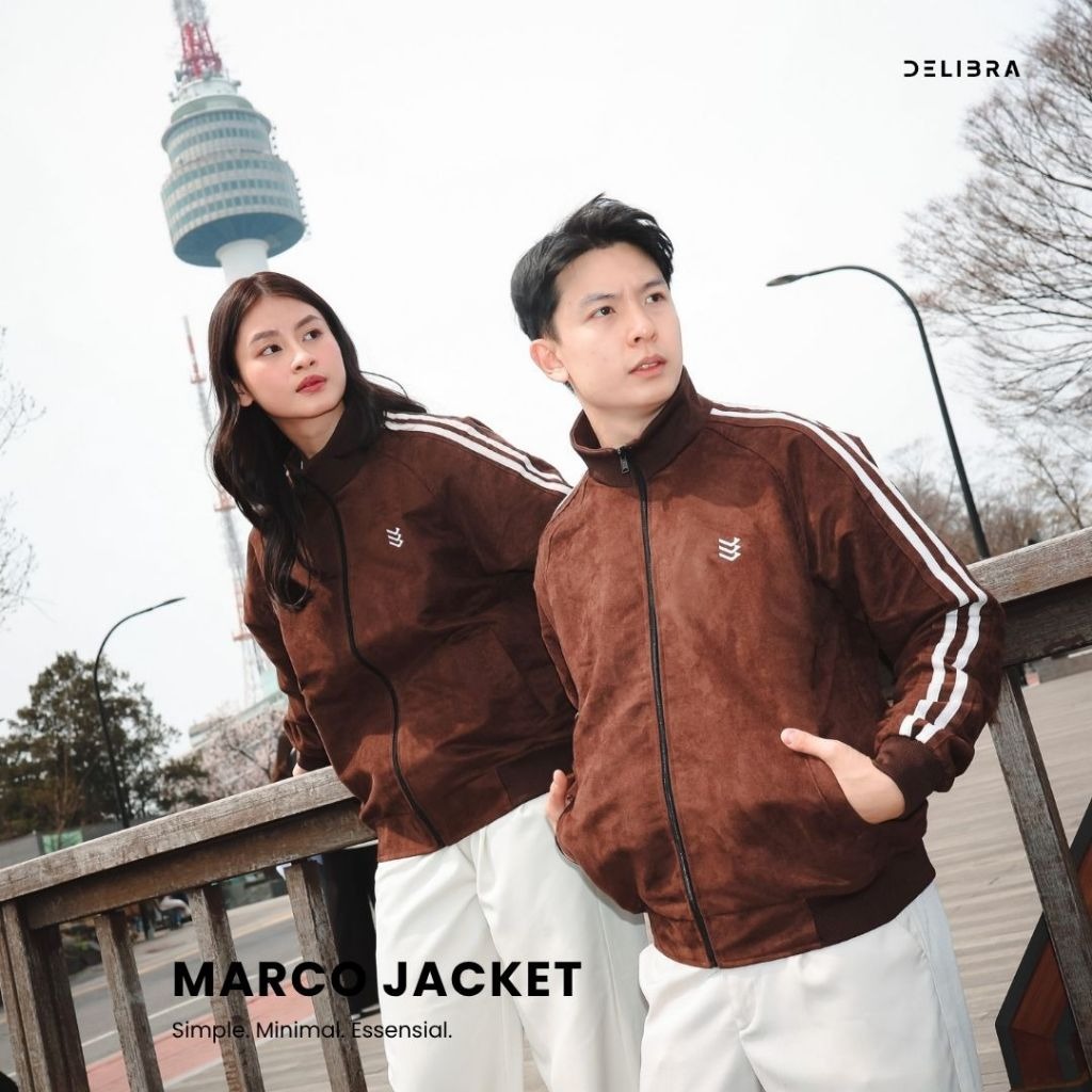 Delibra Jaket Suede Pria Wanita Marco