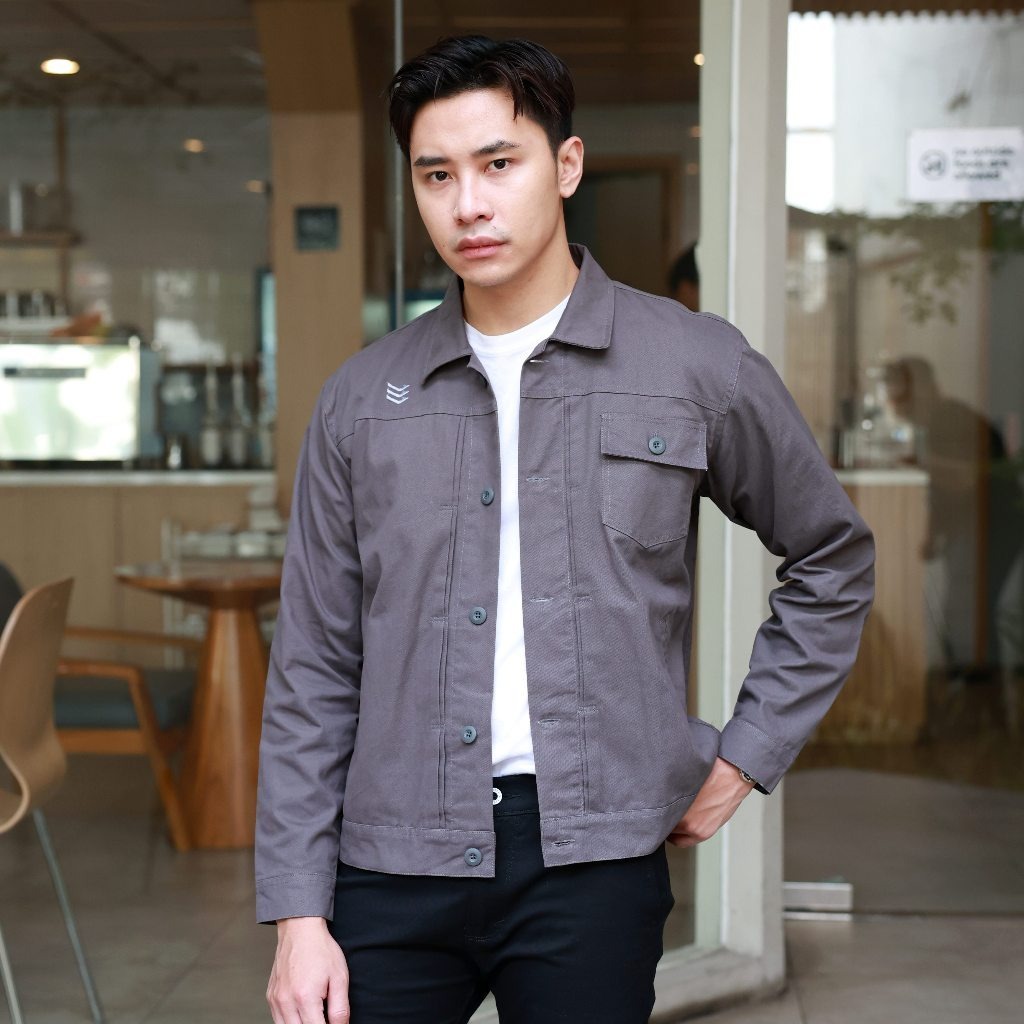Delibra Jaket Trucker Pria