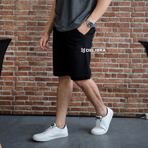 Delibra Celana Chino  Pendek Black
